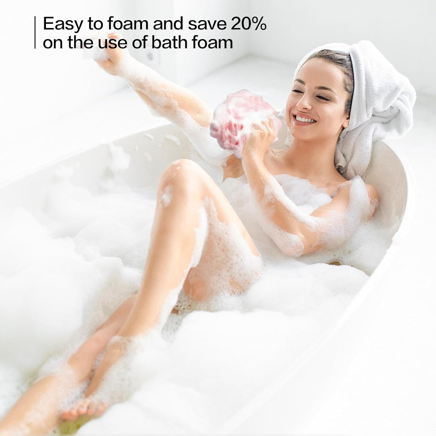 Bath Sponge Shower Loofah  (1Pcs) Survana