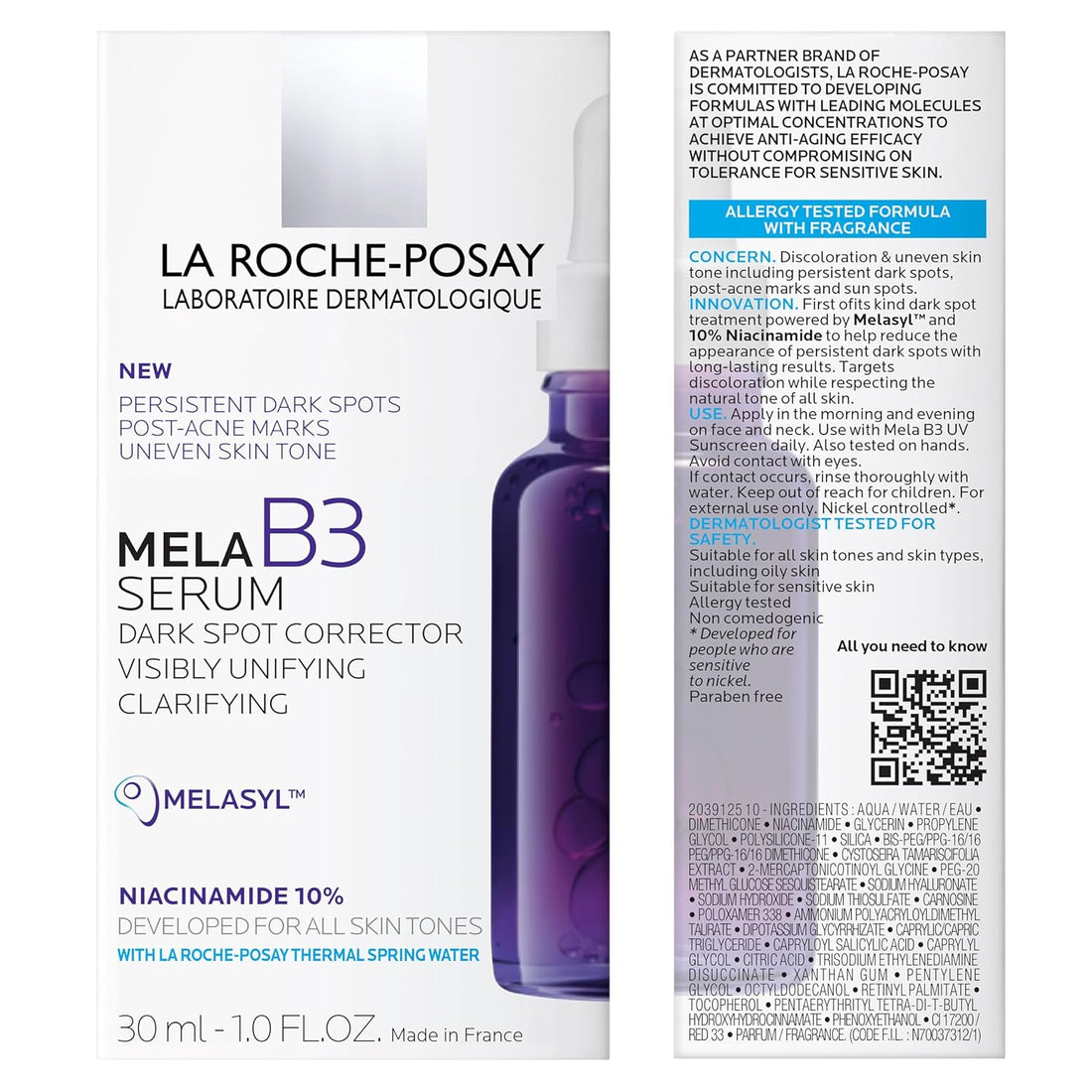 La Roche-Posay Mela B3 Dark Spot Serum With Melasyl™ + Niacinamide 30ml