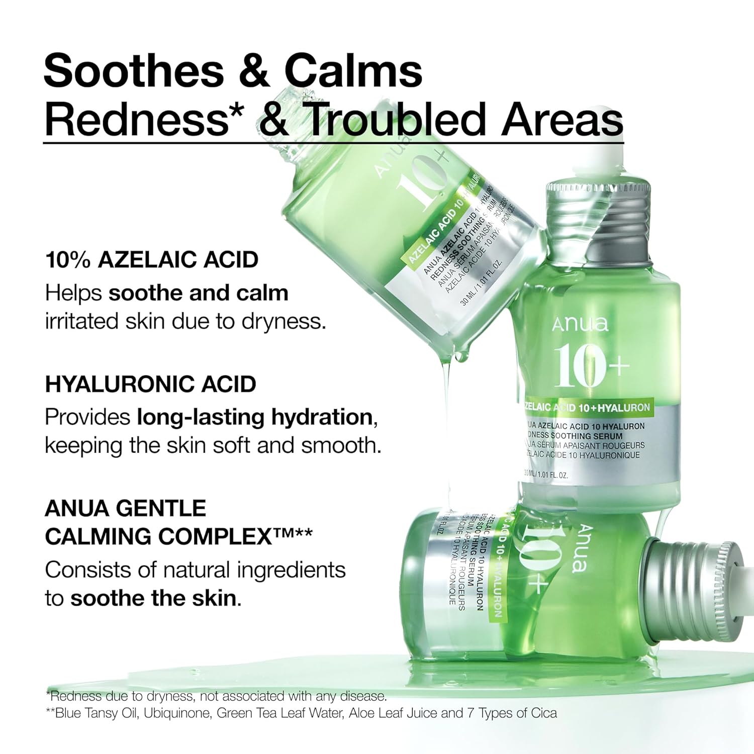 Anua 10+ Azelaic Acid Hyaluron Soothing Serum (30mL) Survana