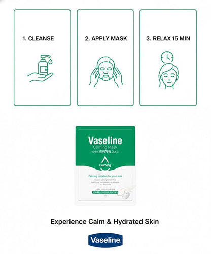 Vaseline Calming Facial Sheet Mask 23mL