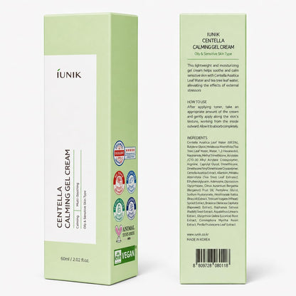 iUNIK Centella Calming Gel Cream 60ml