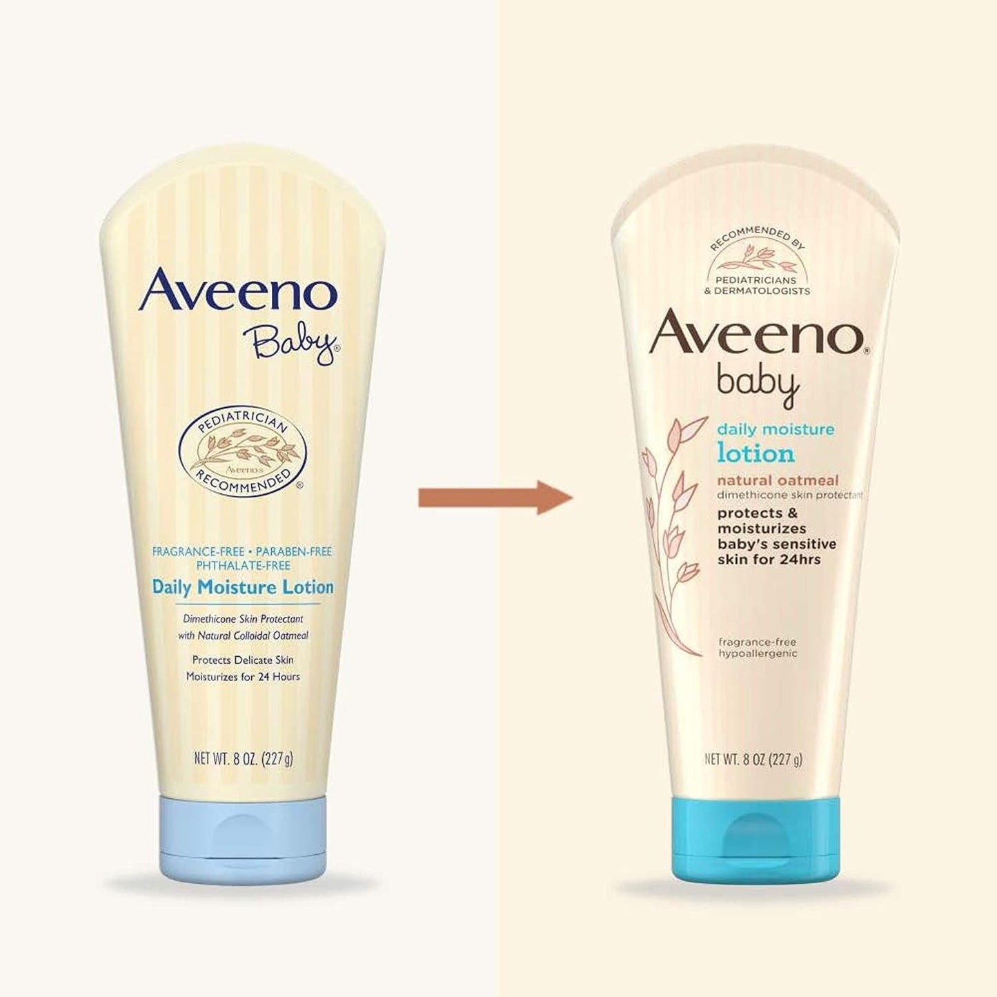 Aveeno Baby Daily Moisture Fragrance-Free Lotion 227g