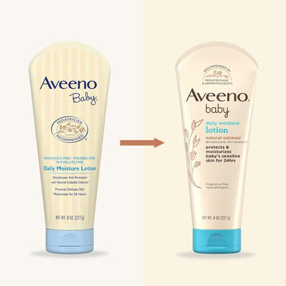 Aveeno Baby Daily Moisture Fragrance-Free Lotion 227g