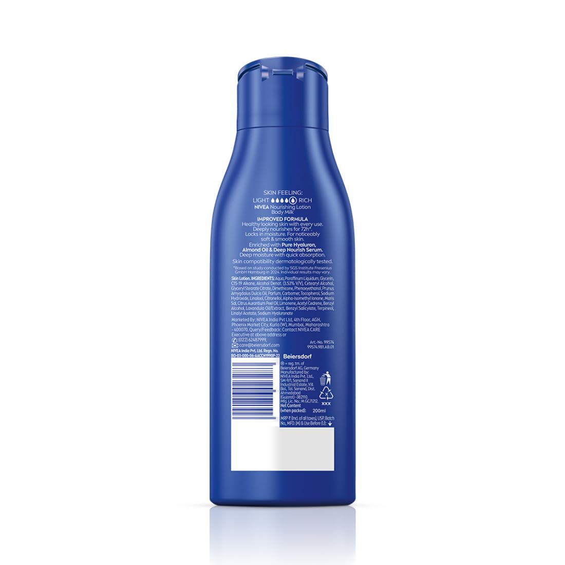 NIVEA® Nourishing Body Milk Lotion 200mL