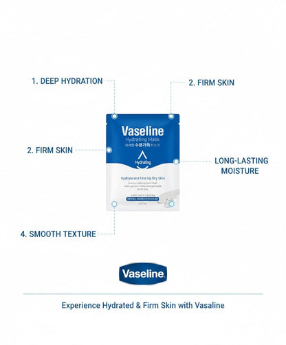 Vaseline Hydrating Facial Sheet Mask for Dry Skin - 23mL