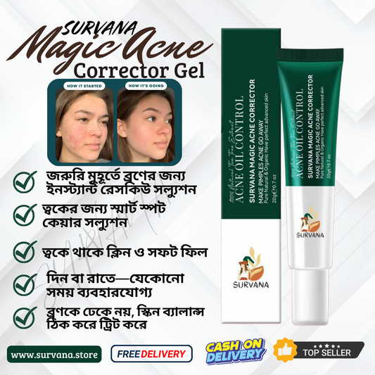 SURVANA Magic Acne Corrector Gel 20g (UK Formulated) Survana