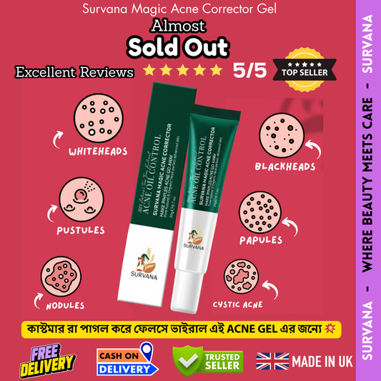 SURVANA Magic Acne* Corrector Gel (UK 🇬🇧 Formulated)