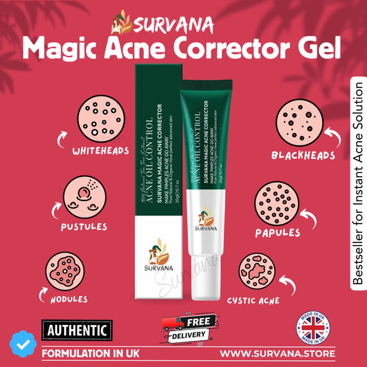 SURVANA Magic Acne* Corrector Gel (UK 🇬🇧 Formulated)
