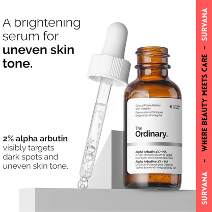 The Ordinary Alpha Arbutin 2% + HA Serum
