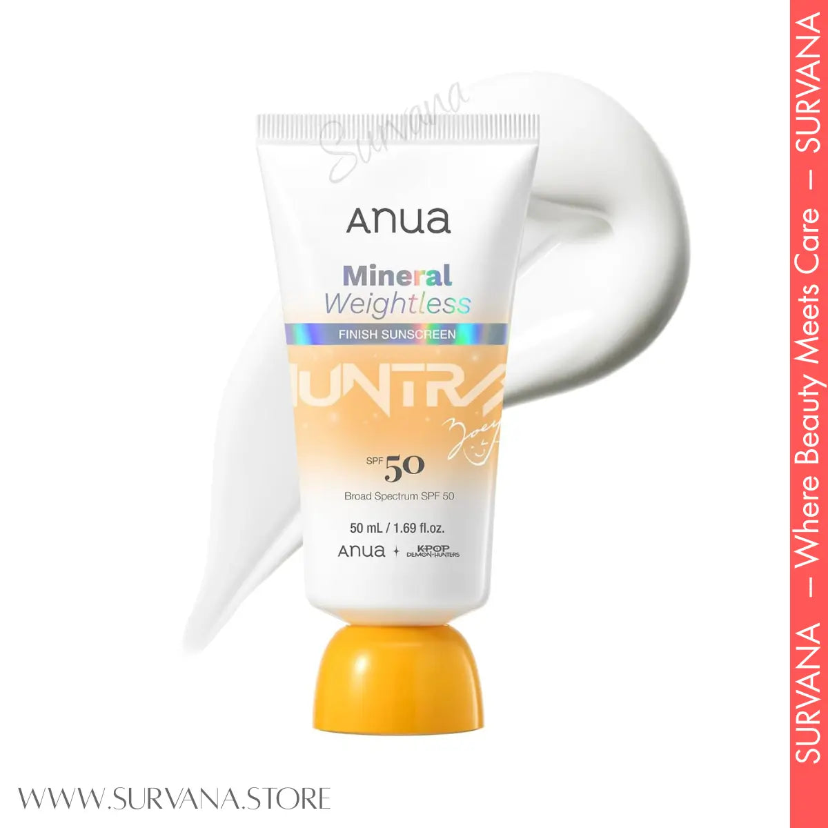 Anua – Kpop Demon Hunters Mineral Weightless Finish Sunscreen 50mL