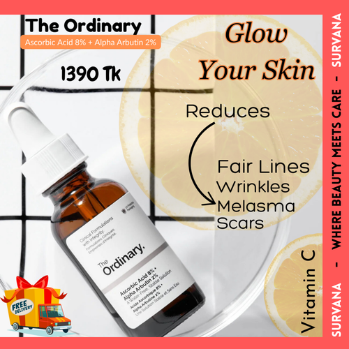 The Ordinary Ascorbic Acid 8% + Alpha Arbutin 2% (30ml)