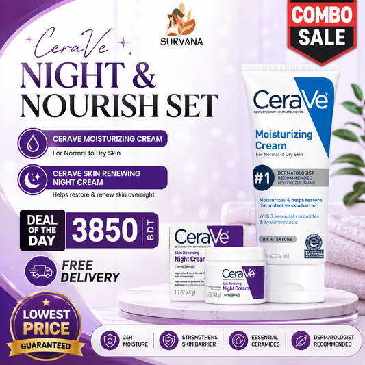 CeraVe Night & Nourish HydraGlow Set