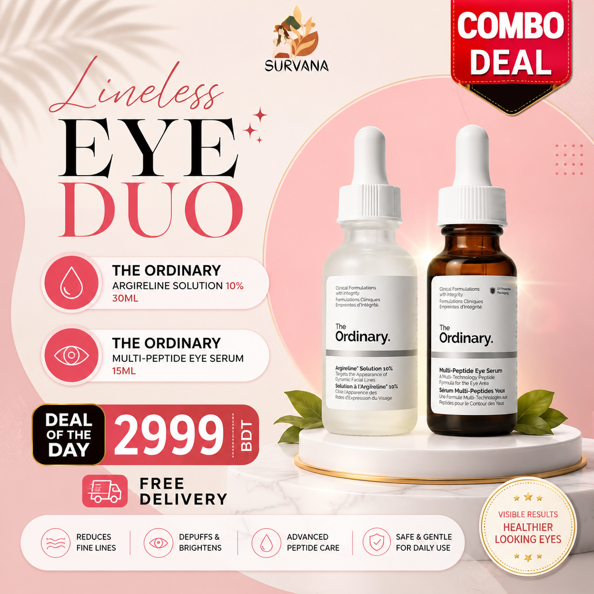 LineLess Eye Combo by The Ordinary