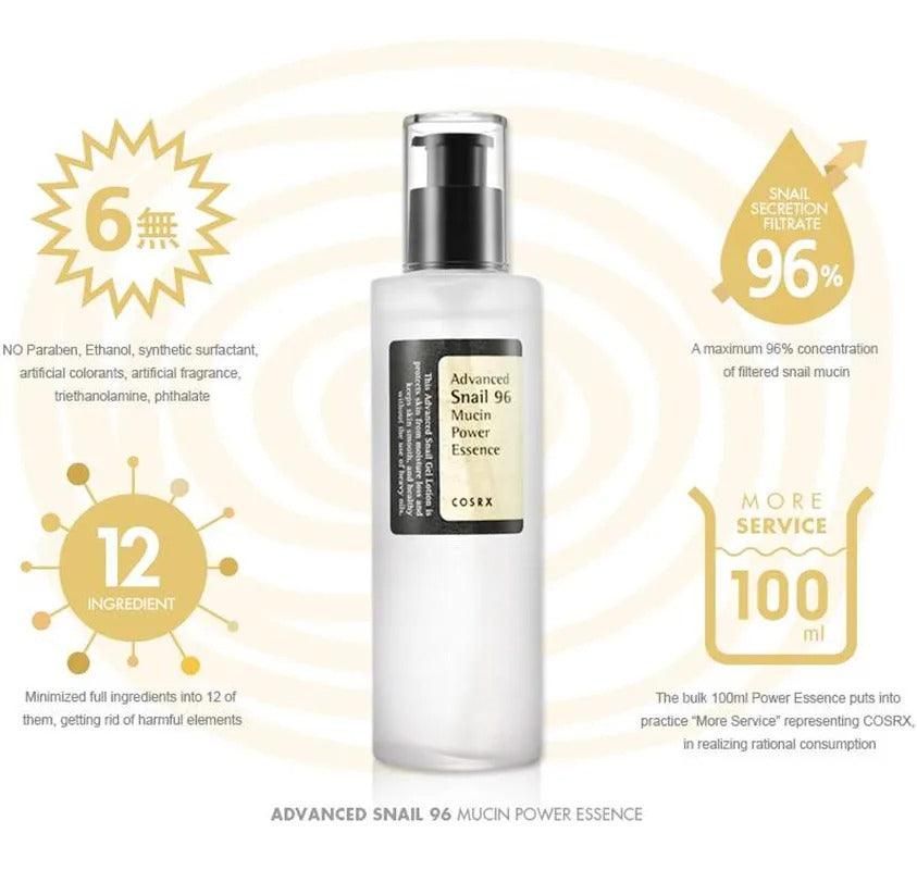 COSRX Advanced Snail 96 Mucin Power Essence 100ml Cosrx - Imported from Korea 🇰🇷