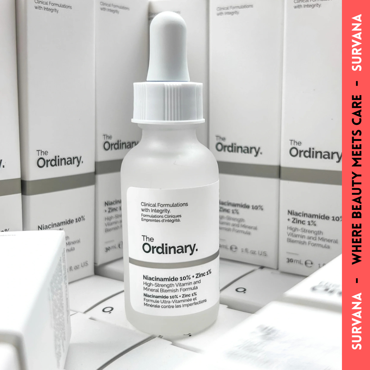 The Ordinary Niacinamide 10%+ Zinc 1% Serum 30mL - 100% Authentic